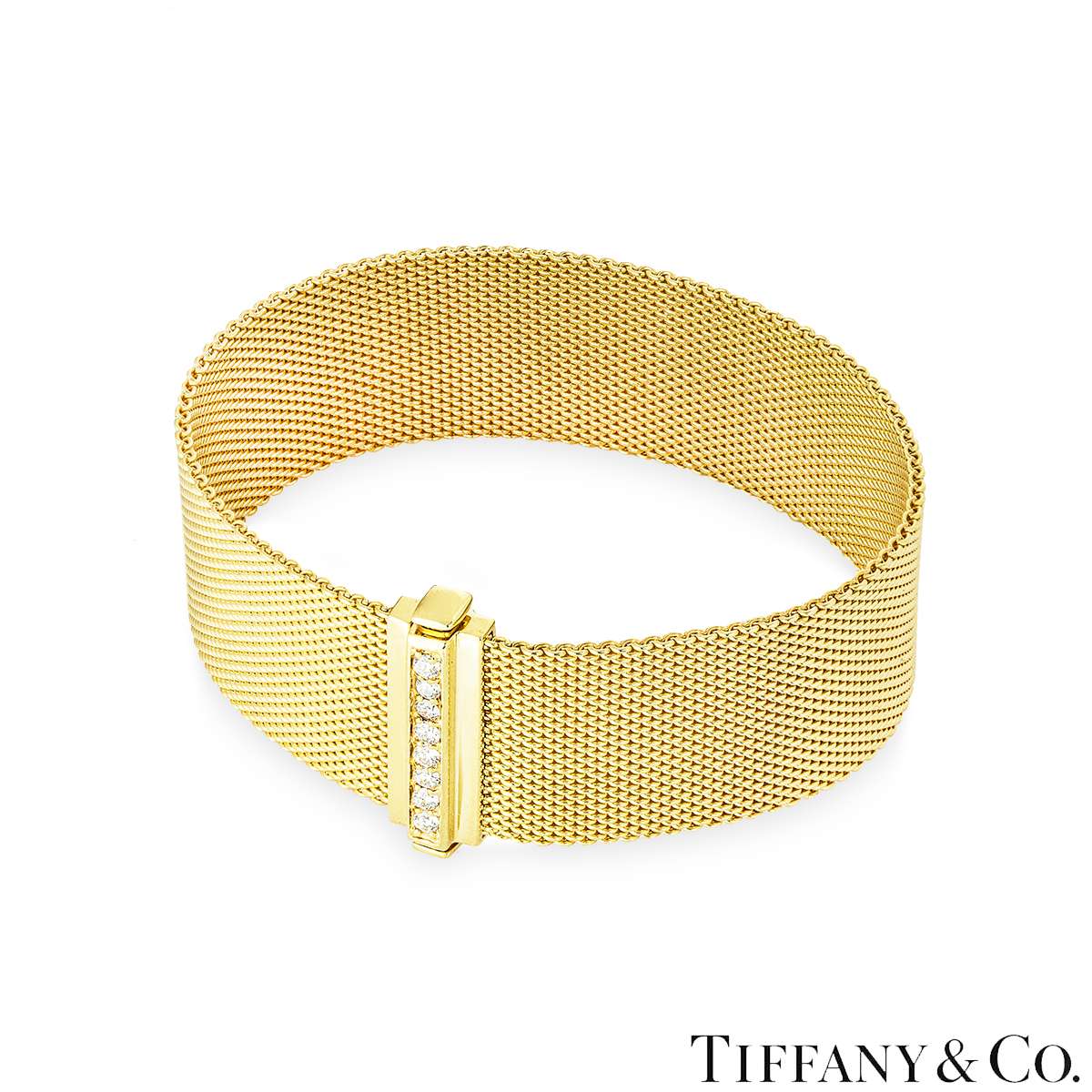 Tiffany & Co. Yellow Gold Somerset Mesh Bracelet Tiffany & Co. Yellow Gold Somerset Mesh Bracelet